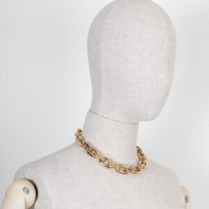 LOUIS VUITTON LV Edge Necklace Gold | AlmaBagz