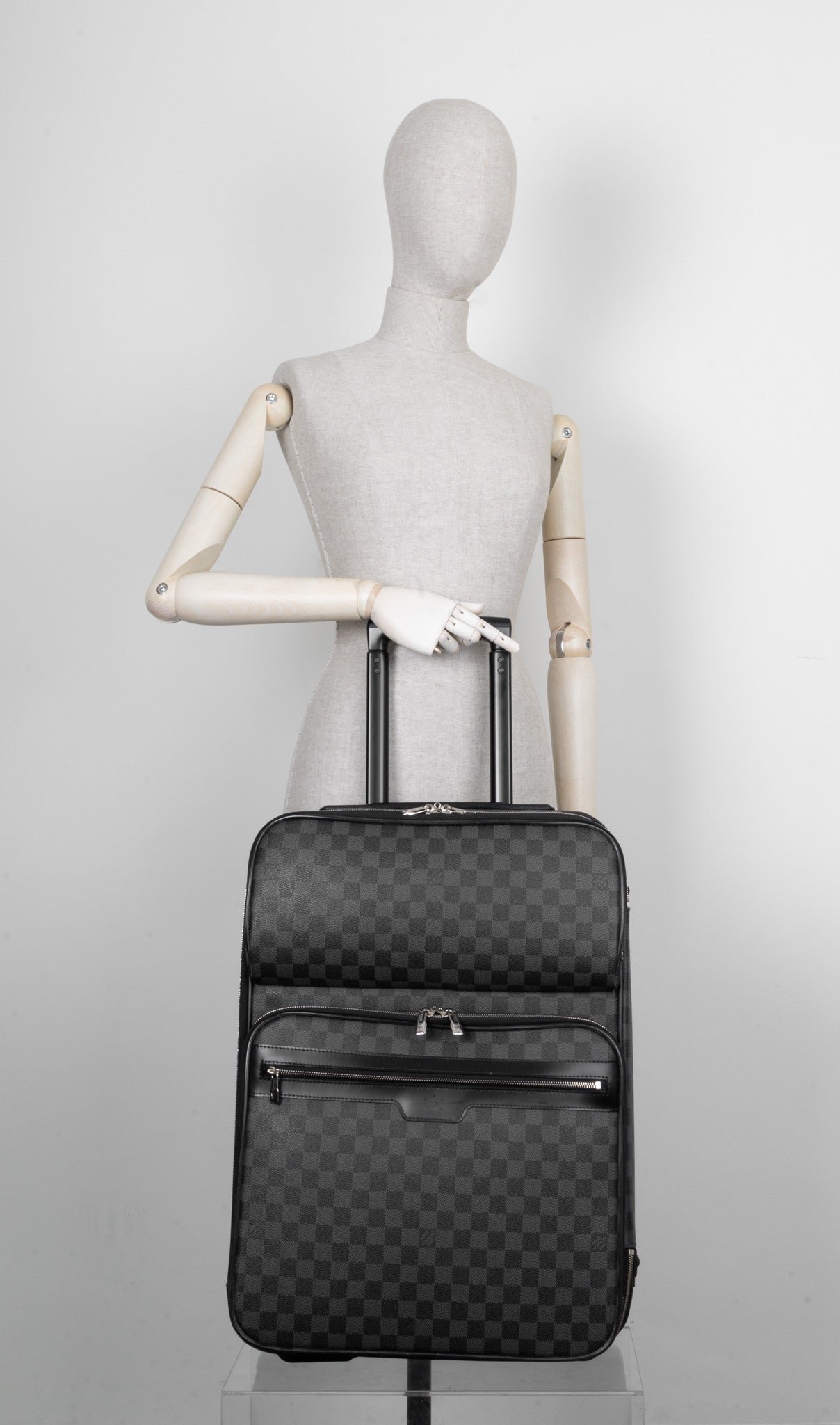 LOUIS VUITTON Pegase Legere 55 Business Damier Graphite | AlmaBagz