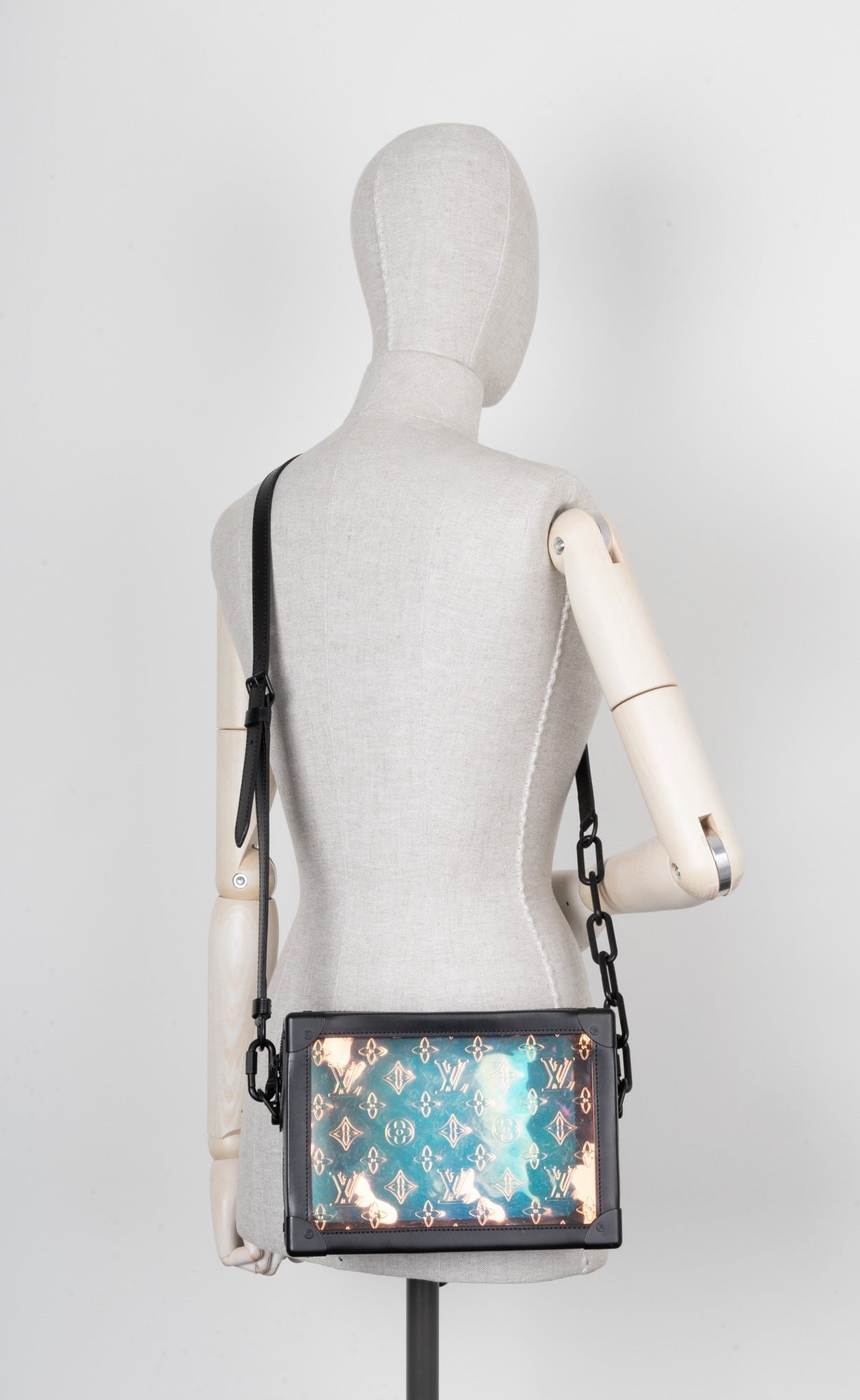 LOUIS VUITTON Soft Trunk Iridescent MNG | AlmaBagz