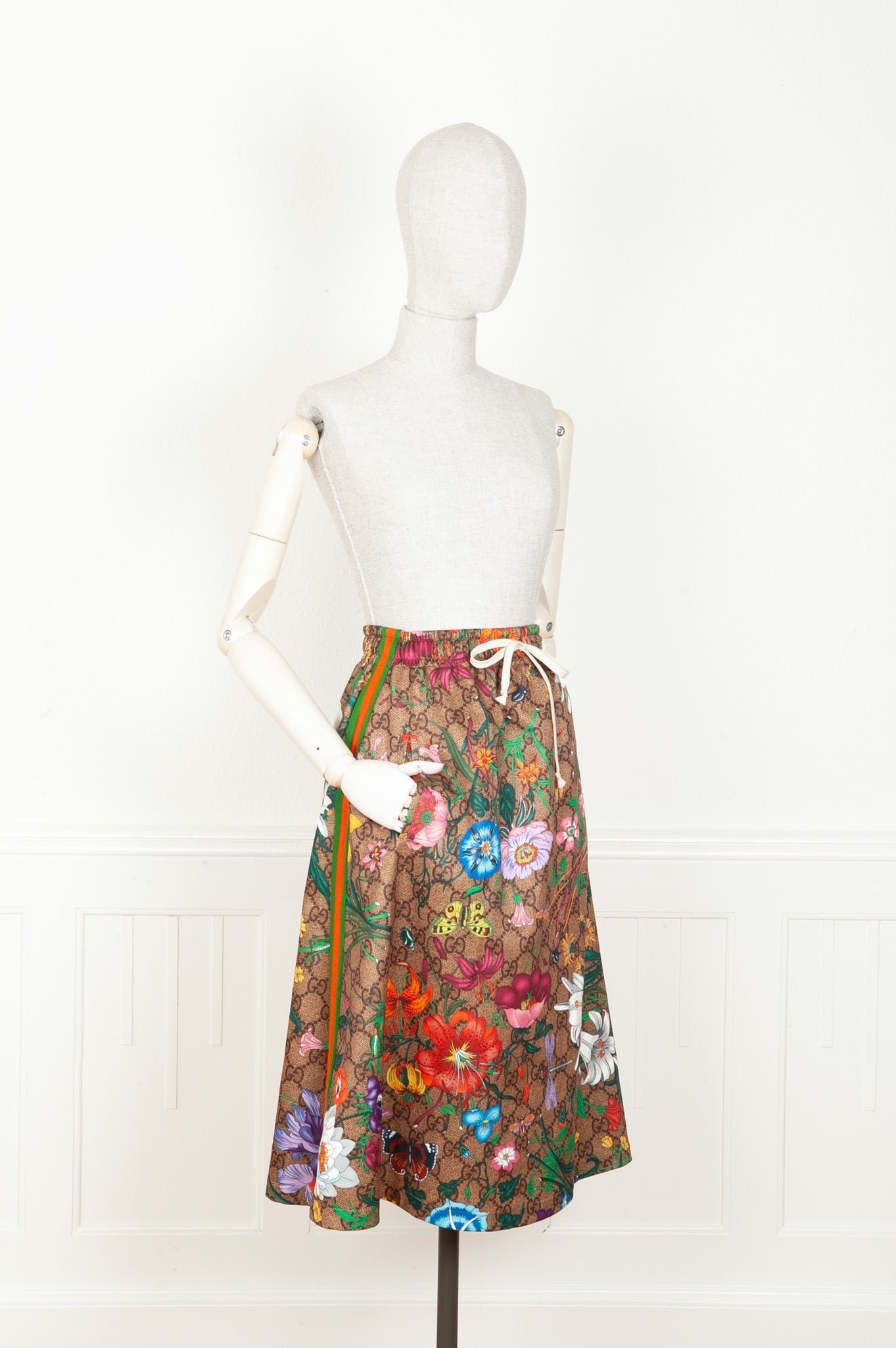 GUCCI GG Flora Skirt | AlmaBagz