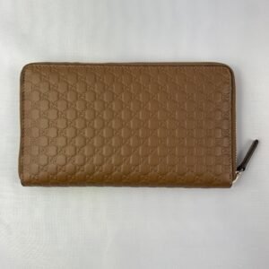 Gucci Microguccissima Zip Long Wallet in Acero | AlmaBagz
