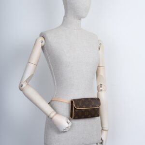 LOUIS VUITTON Florentine Belt Bag Canvas MNG | AlmaBagz