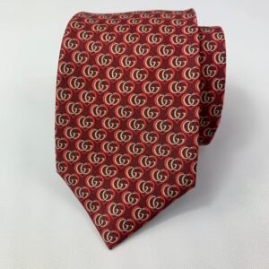 Gucci Silk Twill Love Tie in Red | AlmaBagz