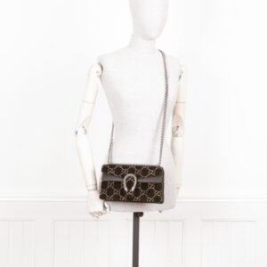 GUCCI Small Dionysus Bag Velvet Green | AlmaBagz