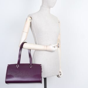 LOUIS VUITTON Madeleine Bag Epi Purple | AlmaBagz