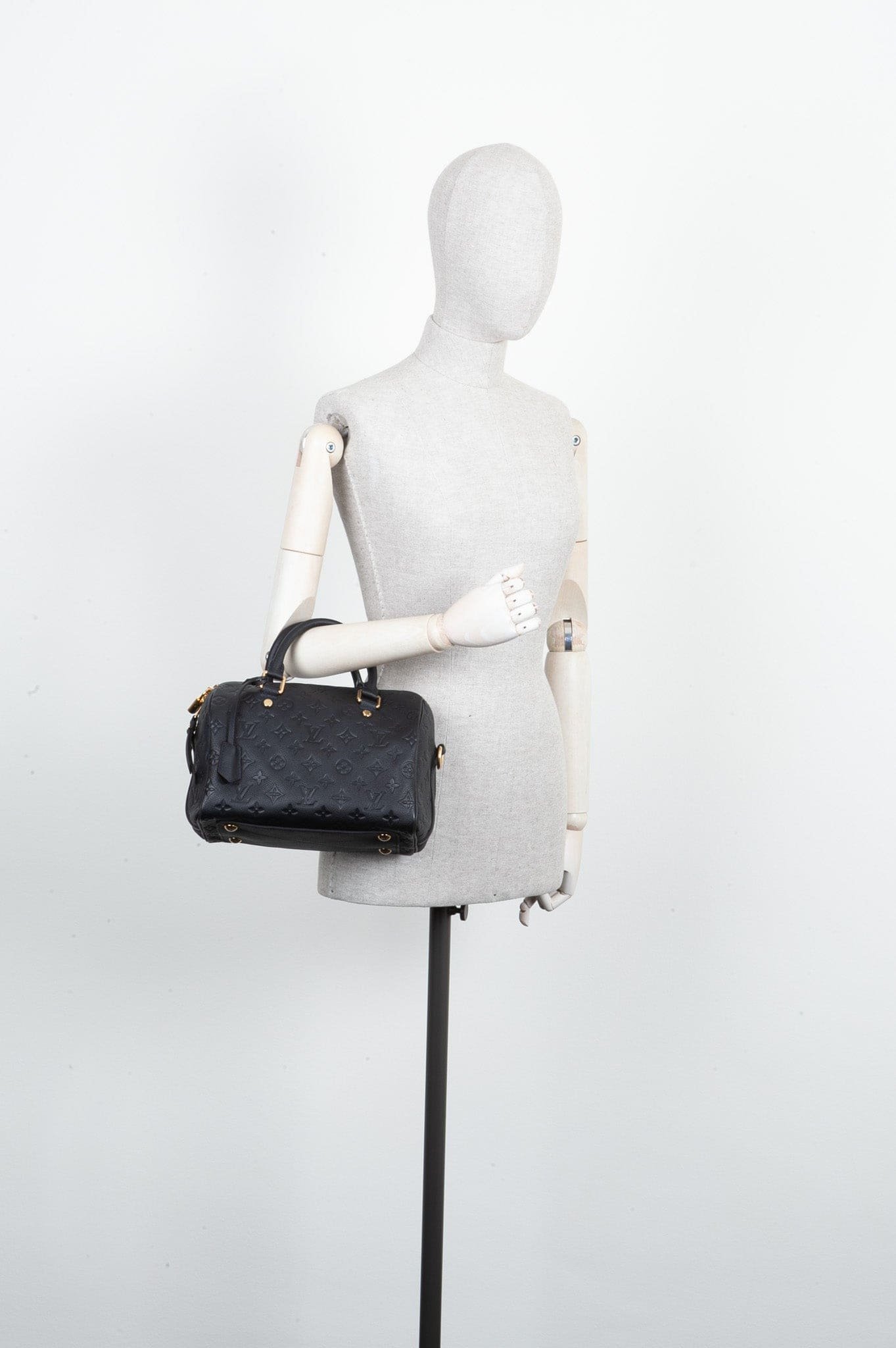 LOUIS VUITTON Speedy 25 MNG Empreinte Navy | AlmaBagz