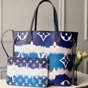 Louis Vuitton Escale Neverfull MM Bleu | AlmaBagz
