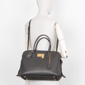 LOUIS VUITTON Milla MM Leather Grey | AlmaBagz