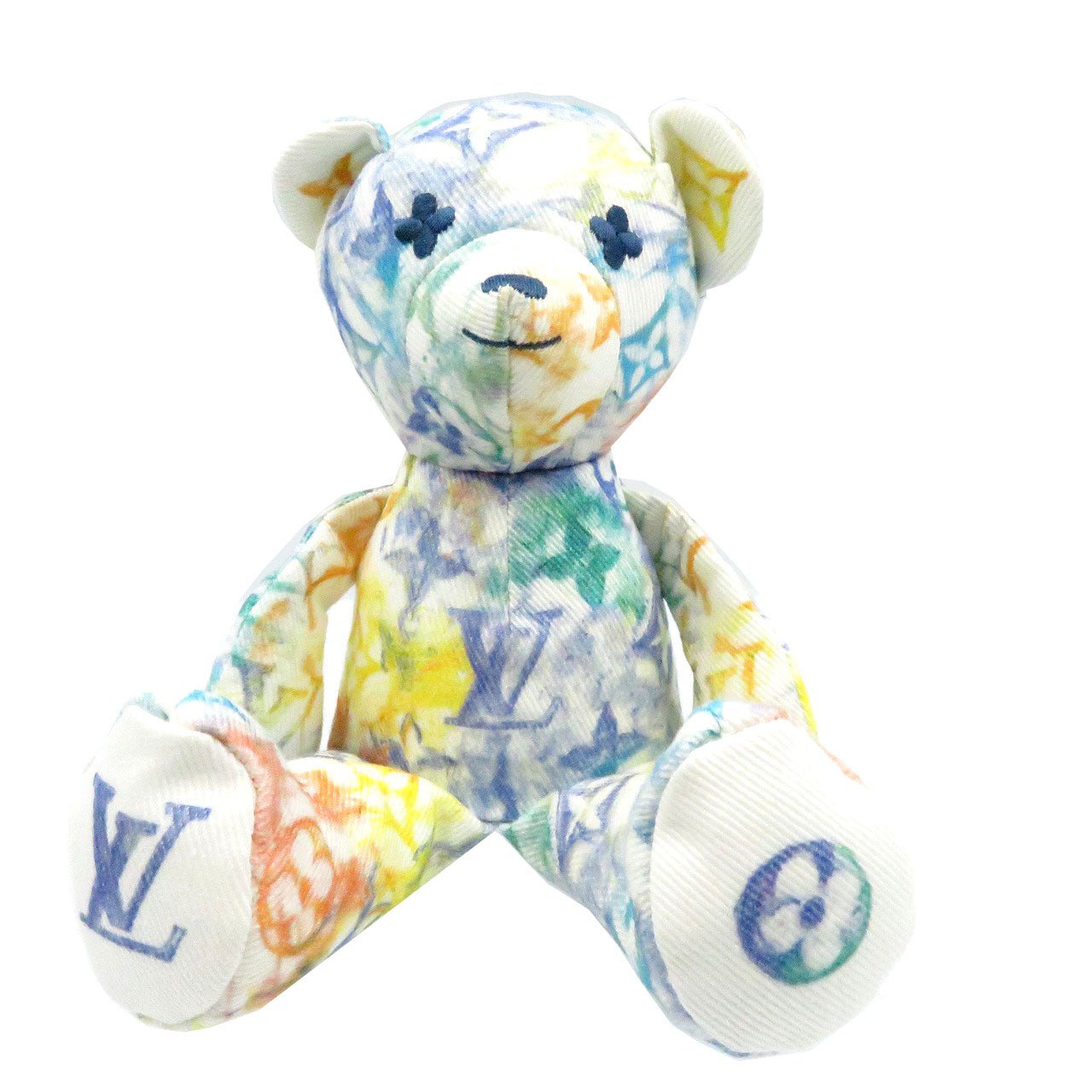 LOUIS VUITTON Plush Doll GI0502 cotton blue Dudu Louis Women Used | AlmaBagz - Image 6