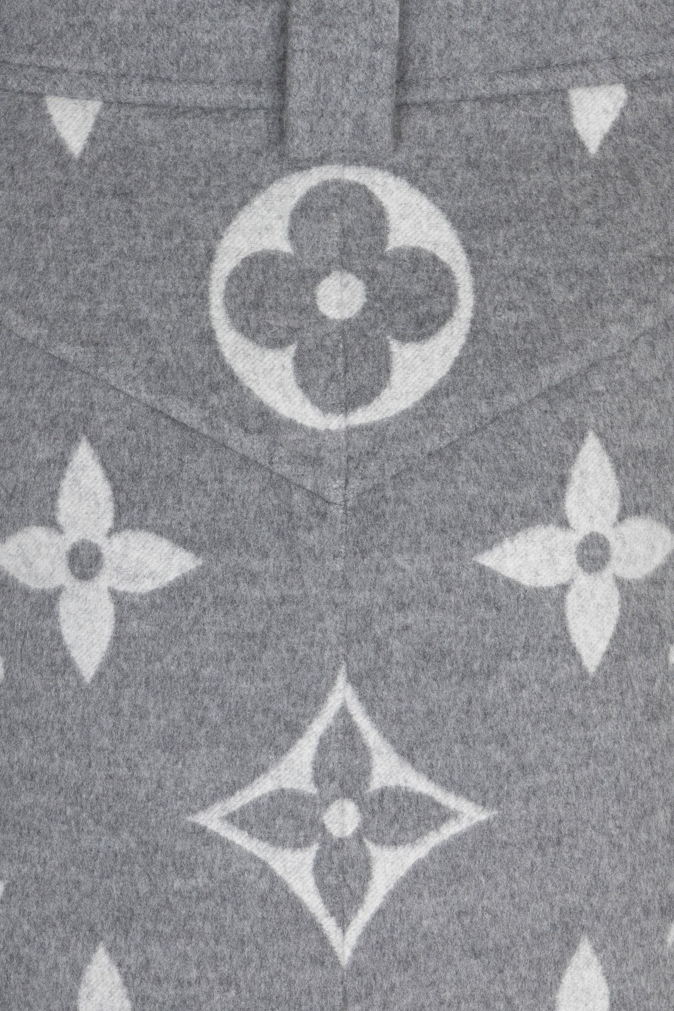 LOUIS VUITTON Skirt MNG Wool Grey | AlmaBagz - Image 4