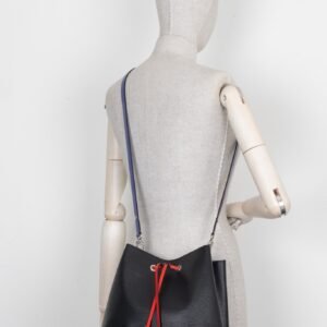 LOUIS VUITTON Néo Noé MM Bag Epi Leather Black Blue | AlmaBagz