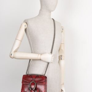 GUCCI Dionysus Bag Mini Phyton Red | AlmaBagz
