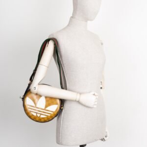 GUCCI x ADIDAS Ophidia Round Crossbody Bag Yellow | AlmaBagz