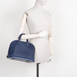 LOUIS VUITTON Alma PM Bag Epi Indigo | AlmaBagz