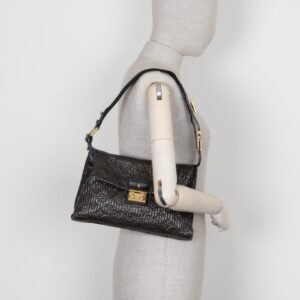 LOUIS VUITTON Motard Pochette Bag Metalassé Brown | AlmaBagz