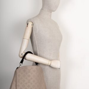 LOUIS VUITTON Babylone Bag Mahina Grey | AlmaBagz