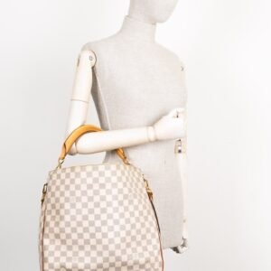 LOUIS VUITTON Scoffi Bag Damier Azur | AlmaBagz
