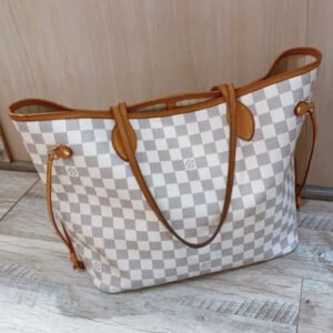 LOUIS VUITTON DAMIER AZUR NEVERFULL | AlmaBagz