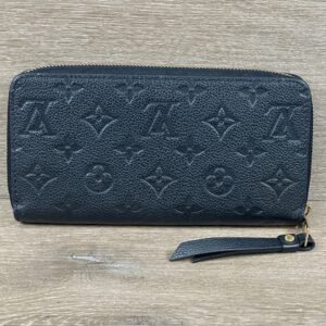 Louis Vuitton Monogram Empriente Zippy Long Wallet - Black | AlmaBagz