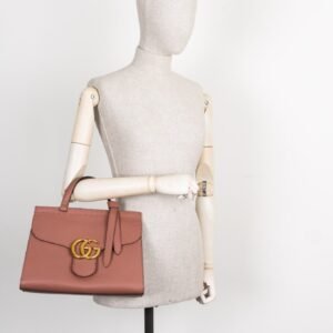 GUCCI Marmont Top Handle Bag Powder | AlmaBagz