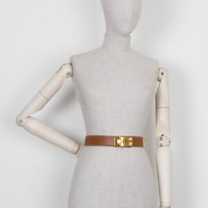 HERMES Collier de Chien Belt Gold | AlmaBagz