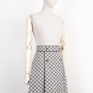 GUCCI Skirt GG Canvas Navy | AlmaBagz