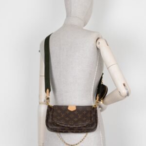 LOUIS VUITTON Multi Pochette Bag MNG Canvas | AlmaBagz
