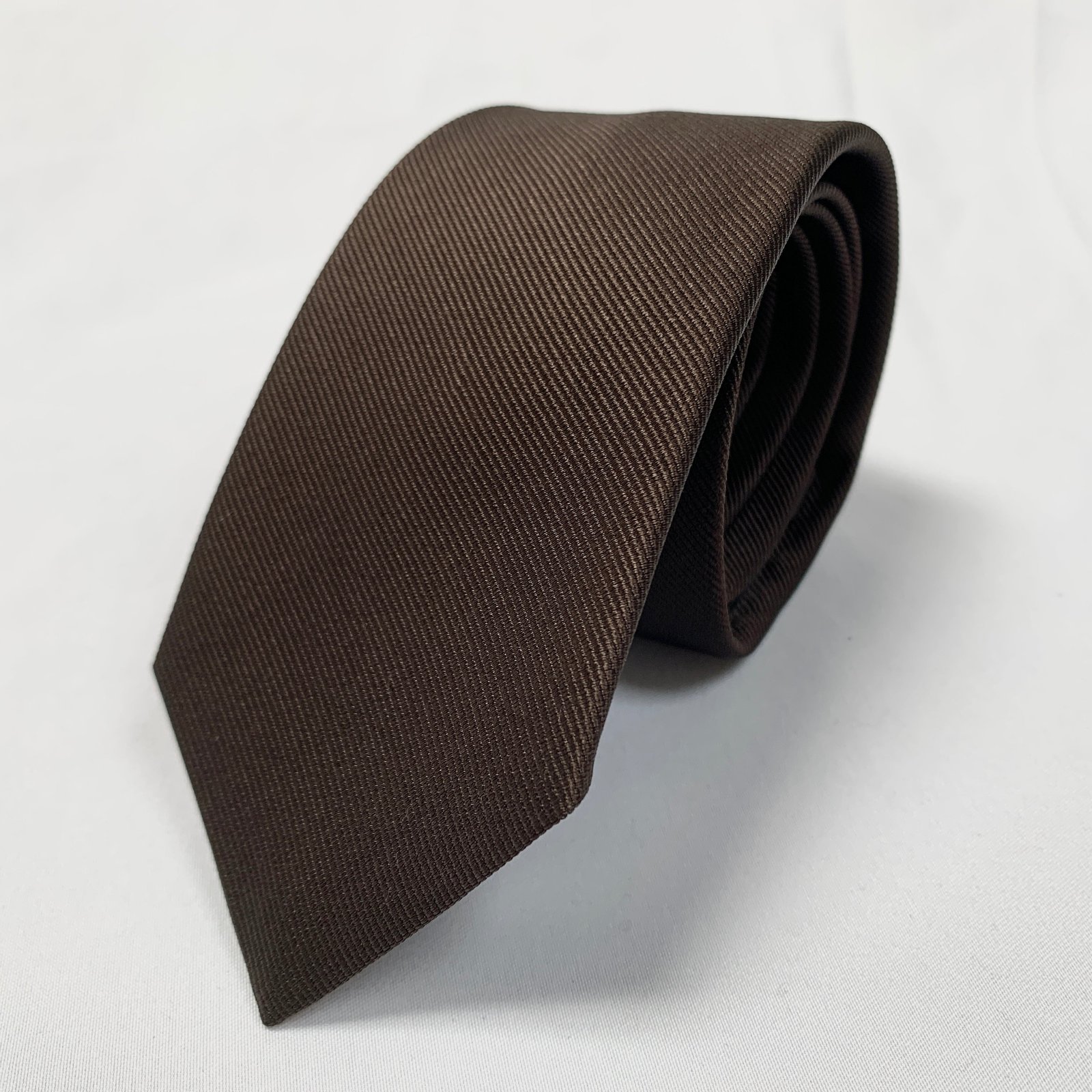 Gucci Interlocking GG Logo Neck Tie in Coffee Brown | AlmaBagz