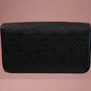 Louis Vuitton Felicie Pochette, Black Empreinte Leather | AlmaBagz