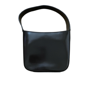 Gucci Dark Brown Patent Leather Handbag | AlmaBagz