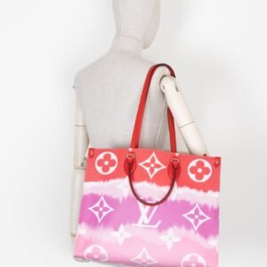 LOUIS VUITTON Escale Onthego GM Tote Rose | AlmaBagz
