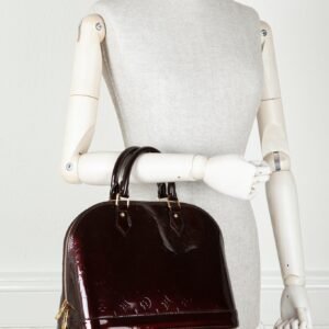 LOUIS VUITTON Alma PM Vernis Amarante | AlmaBagz