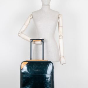 LOUIS VUITTON Pegase 45 Suitcase Vernis Green | AlmaBagz