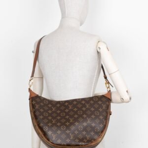 LOUIS VUITTON Loop Hobo Bag MNG Canvas | AlmaBagz