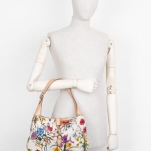 GUCCI Beaded Flora Jackie Canvas | AlmaBagz