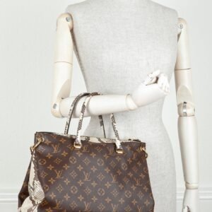 LOUIS VUITTON Pallas Tote MNG Python | AlmaBagz
