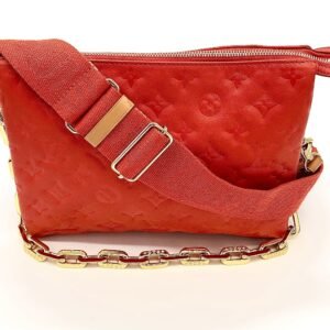 LOUIS VUITTON COUSSIN LEATHER EMBOSSED CROSSBODY BAG | AlmaBagz