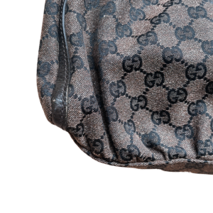 Gucci Abbey Brown Jacquard & Leather | AlmaBagz