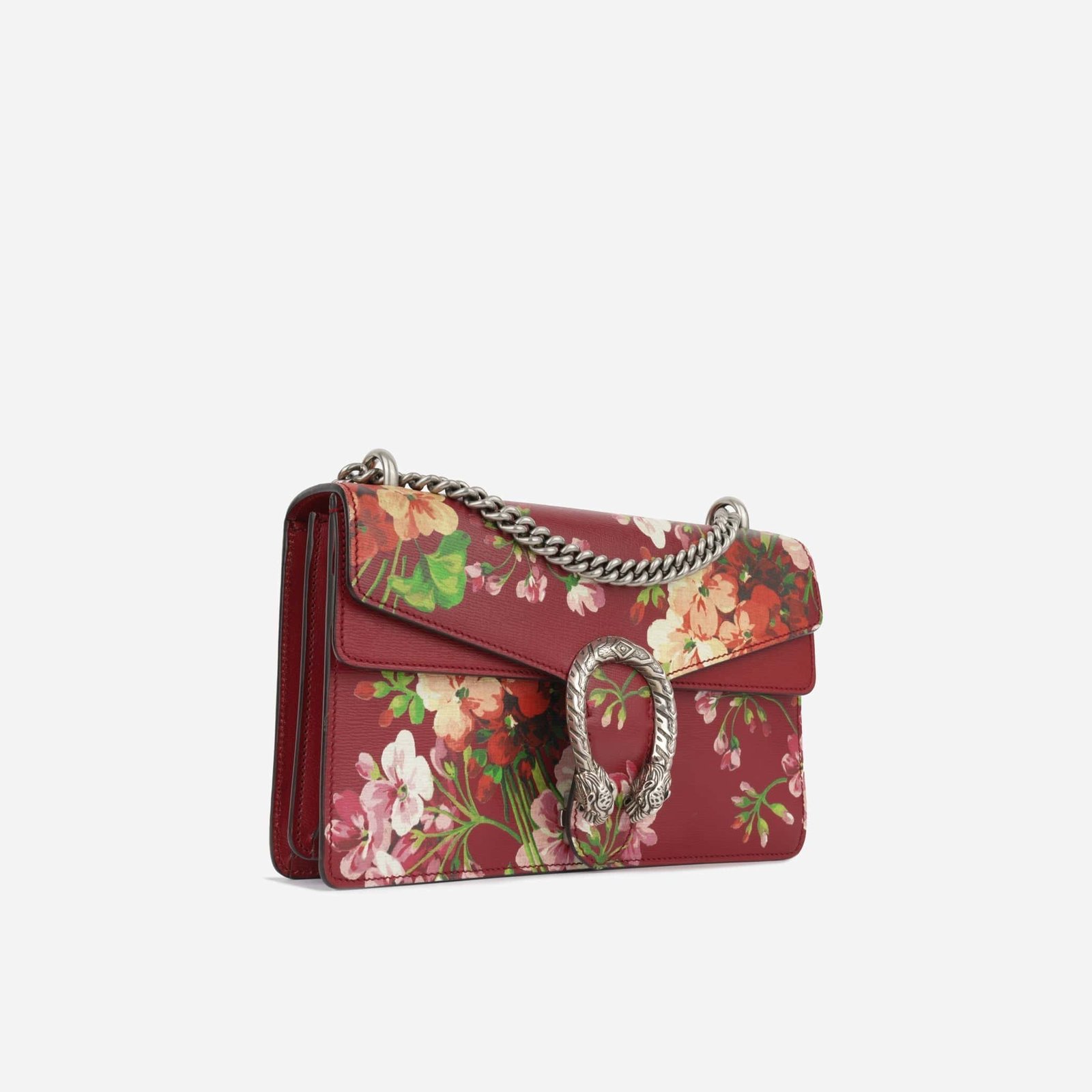 Gucci Small Dionysus - Red Blooms Calfskin | AlmaBagz
