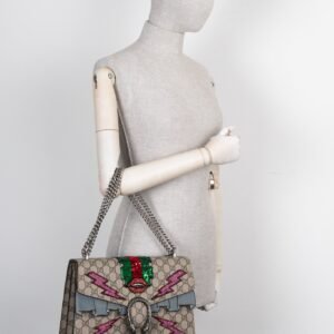 GUCCI Dionysus Supreme Canvas Crossbody Bag | AlmaBagz