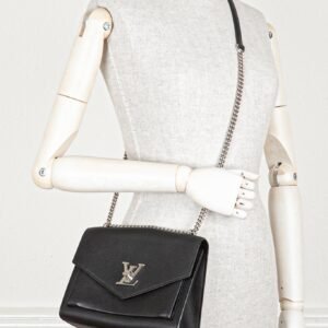 LOUIS VUITTON Lockme BB Bag Black | AlmaBagz