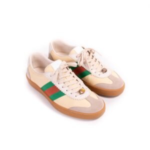Gucci Ace Leather Bee Sneakers | AlmaBagz