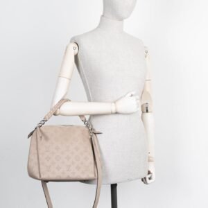 LOUIS VUITTON Babylone BB Bag Mahina Grey | AlmaBagz