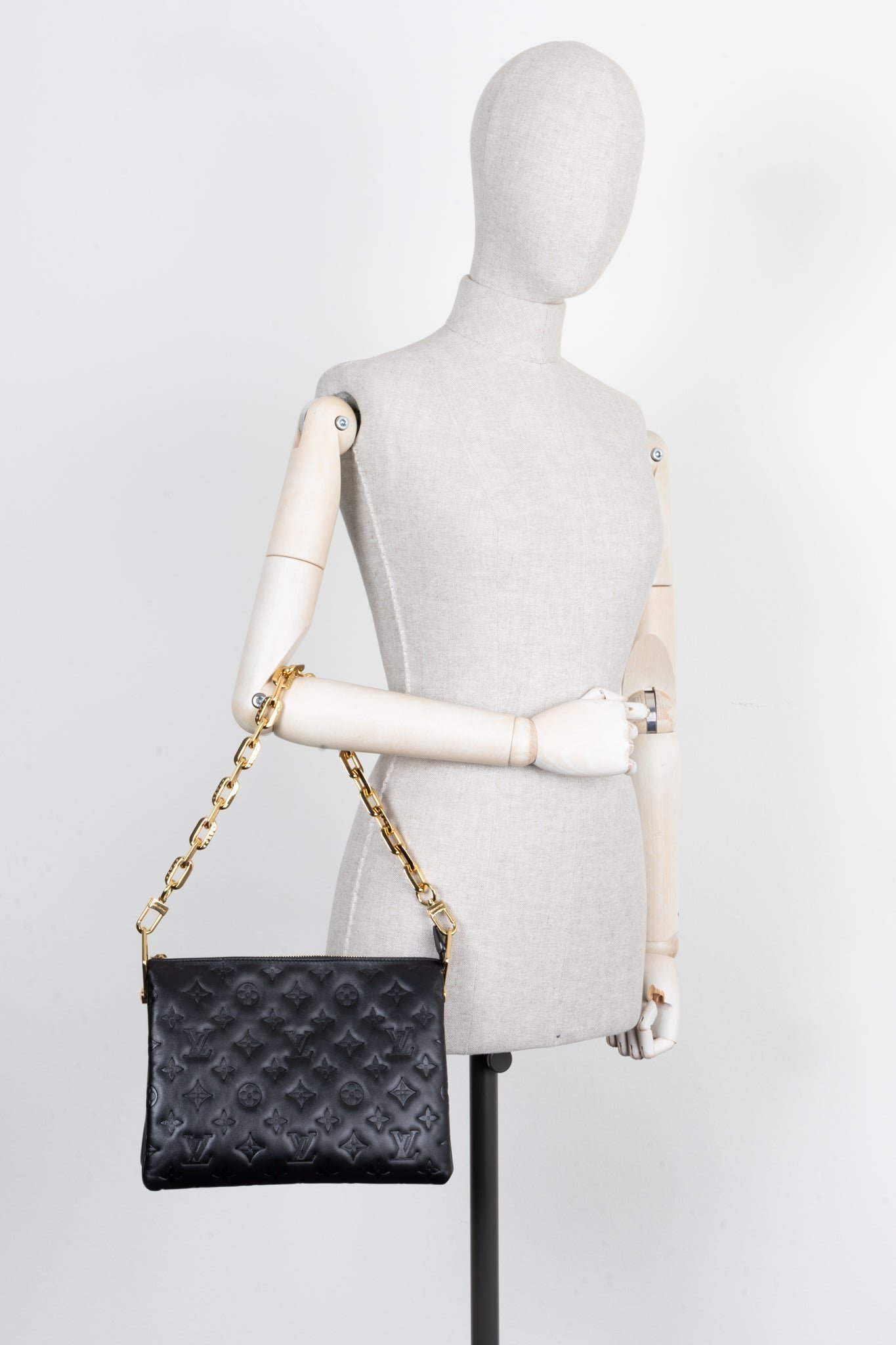 LOUIS VUITTON Coussin PM Bag Black | AlmaBagz