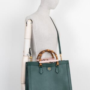 GUCCI Diana Tote Bag Green | AlmaBagz