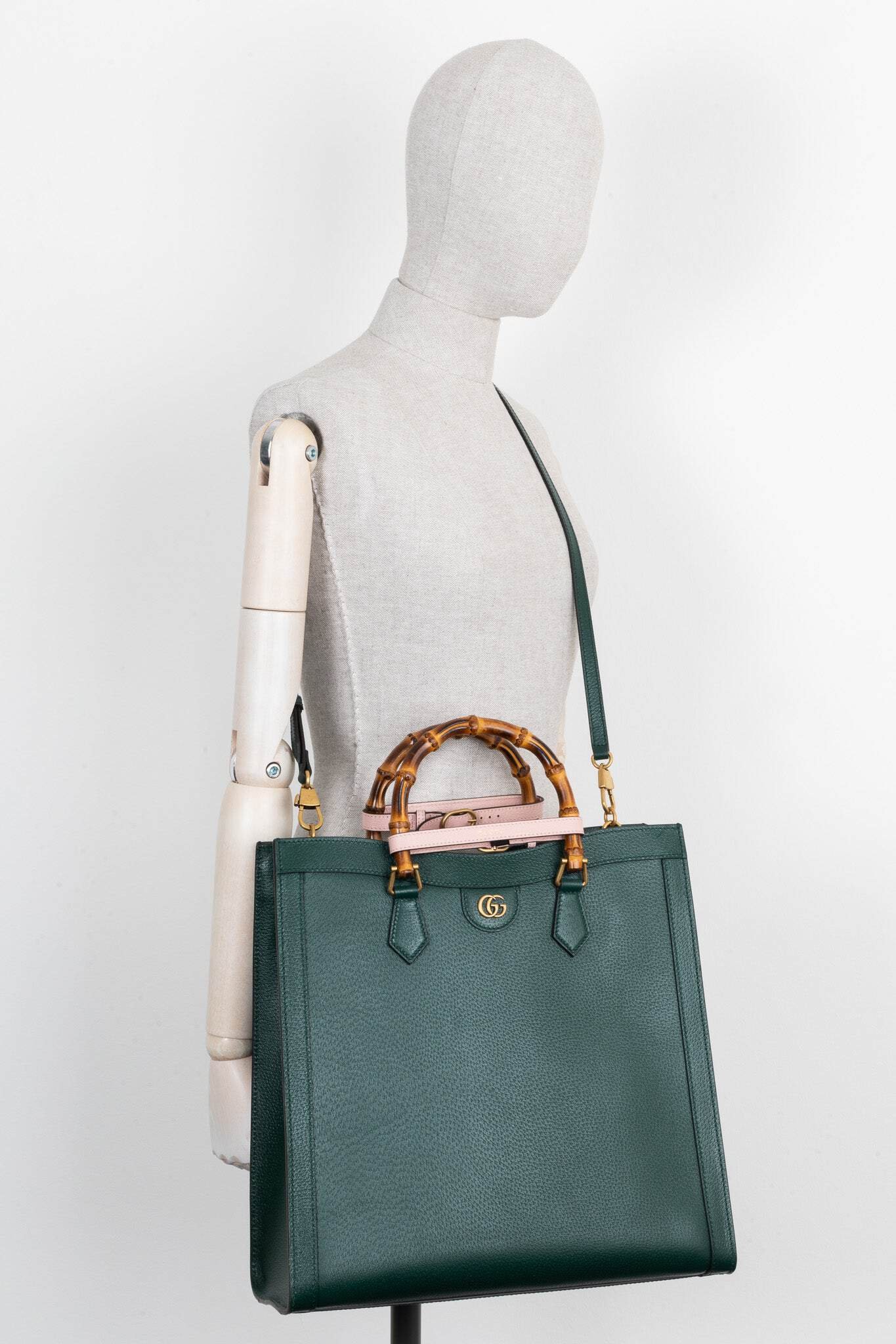 GUCCI Diana Tote Bag Green | AlmaBagz