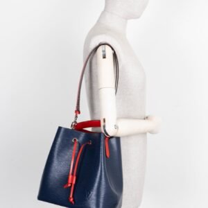 LOUIS VUITTON Néo Noé Bag Epi MM Navy Red | AlmaBagz