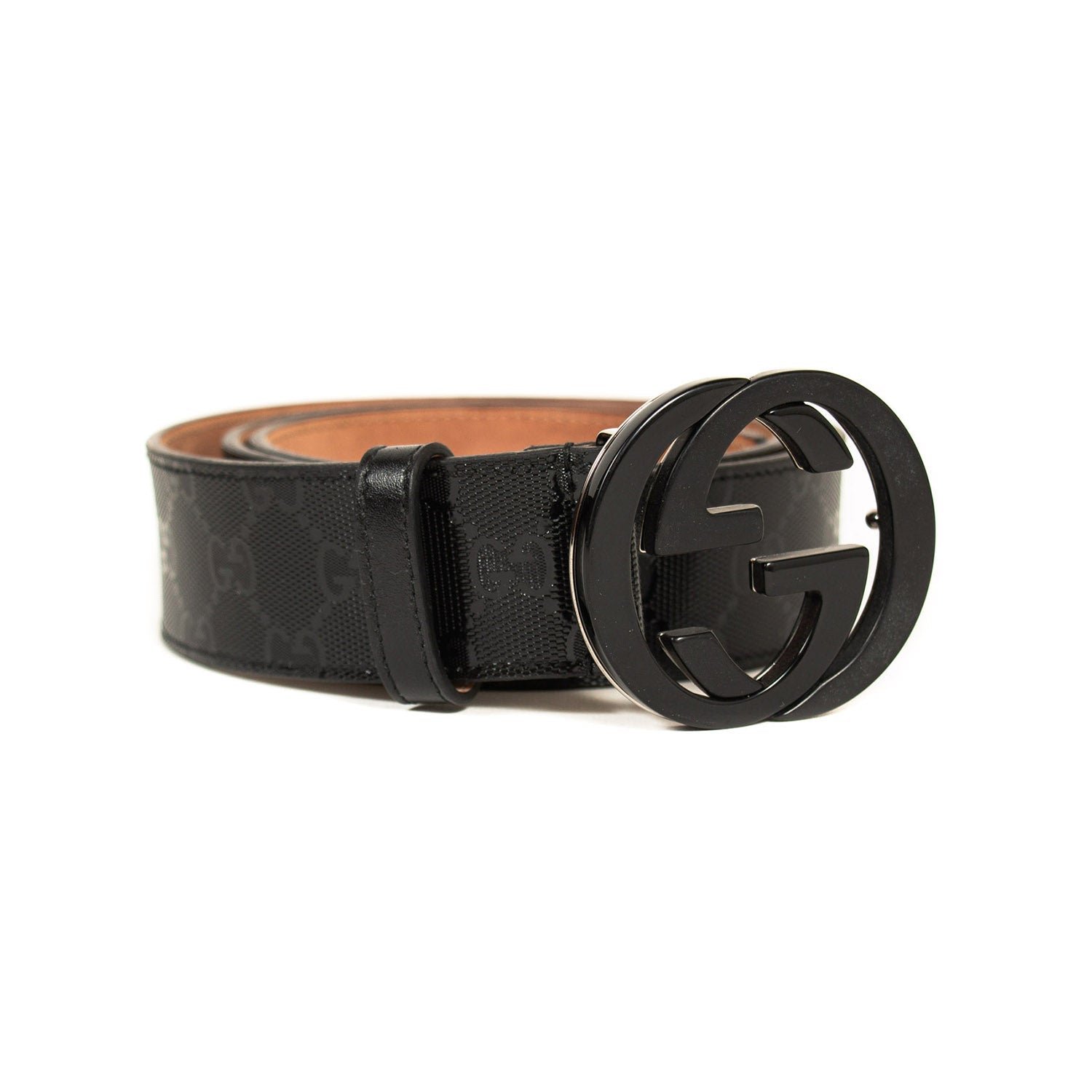Gucci GG Interlocking Leather Belt | AlmaBagz