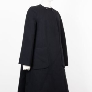 GUCCI Reversible GG Coat Wool Brown Black | AlmaBagz