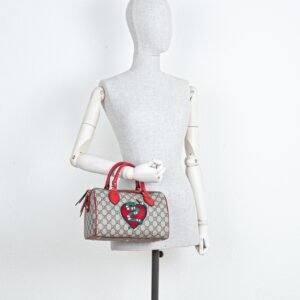 GUCCI Kingsnake Boston Bag GG Supreme | AlmaBagz